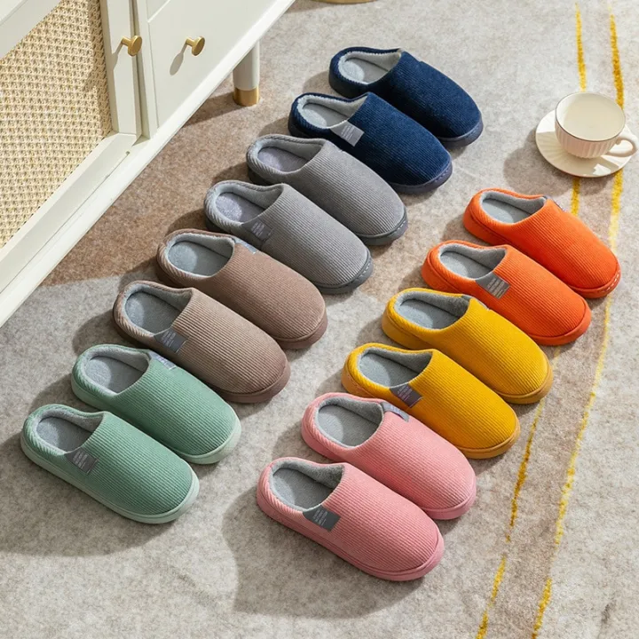 Winter%20Warm%20Cotton%20Slippers%20For%20Men%20Home%20Stripe%20Designer%20Shoes%20Non-Slip%20Indoor%20Slides%20Couple%20Women%20Shoes%20Classic%20Men%20Slippers%20-%20Image%206