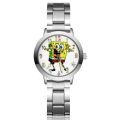 Cute Cartoon Pretty Spongebob Style Children's Watches Kids Student Girls Boys Quartz Metal Steel Wrist Watch Ja137. 