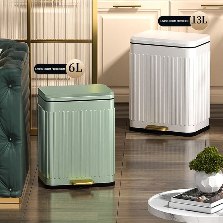 Stainless%20Steel%20Pedal%20Trash%20Can%20Garbage%20Bin%20for%20Kitchen%20and%20Bathroom%20Living%20Room%20Silent%20Trash%20Bin%20Home%20Waterproof%20Waste%20Bin%20-%20Image%202