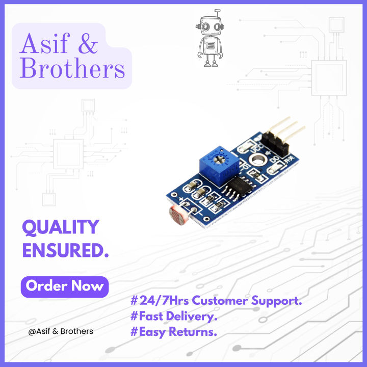 LDR Sensor Module For Arduino Based Projects | Daraz.com.bd