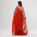 Tangail Tat Multi Colour Moslin Jamdani Saree for Women. 