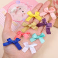 8PCS Sweet Bowknot Hair Clips Ribbon Bow Hairpins Bang Clip Girls Mini Grabs Clips Women Headwear Hair Accessories.