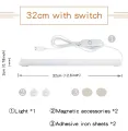 5V USB LED Desk Lamp Hand Switch Table Lamp Children Study Room LED Under Cabinet Kitchen Lights.