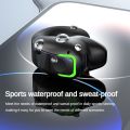 SK GD28 Bone Conduction TWS Headphones Bluetooth V5.3 Ear Clip Lightweight Business Sports Game Headset with Mic Noise Reduction. 