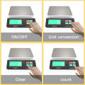 Fully waterproof 5000G/1G rechargeable kitchen scale, coffee scale, high sensitivity and precision baking tool Simple Fidelity design.