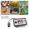 Thermostat-1 * Controller with Temperature & Humidity Sensor
1 * English manual-black. 