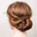Plastic Plastic hair side combs Fine Straight teeth Bridal French hair comb Tortoise Straight teeth hair clip comb for Hair. 