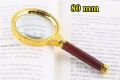 Magnifying Glass 10X 80mm Loupe Portable Magnifier for Jewelry Newspaper Reading Handheld Magnifier. 