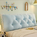 New elegant bedhead cushion soft lumbar pillow detachable home textile backrest tatami headboard pillow washable bedroom decor. 
