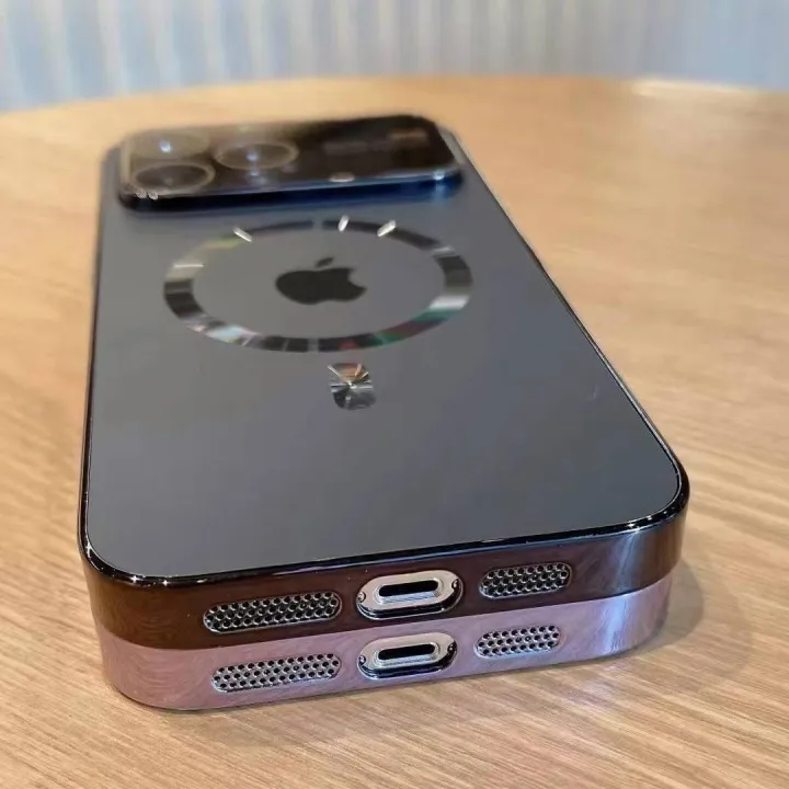 AUTO%20FOCUS%20Magsafe%20Magnetic%20Wireless%20Charging%20With%20Large%20Window%20in%20Machine%20Color%20With%20Electroplating%20Frame%20Phone%20Case%20%20For%20iPhone%2015%20/%2014%20/%2013%20/%2012%20/%2011%20Series%20Back%20Cover%20-%20Image%208