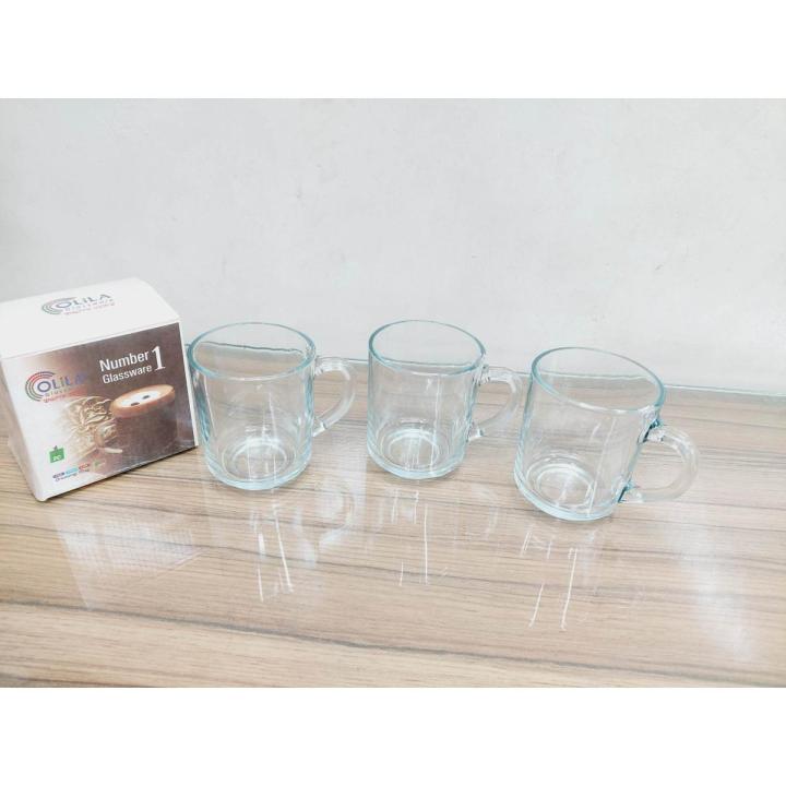 Crystal Clear Glass Tea Or Coffe Cup Mug Plain Design. Chai / Tea Style Experience Mug Set Model:W011:60.