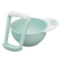【Yurui】NYT Kids Set Fruit Vegetables Feeding Toddler Bowls With Baby Food Masher.