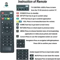 Android Tv Box Master Remote Control For Mxq, Mxq Pro 4K, X96 Mini, X96Q, Tx3Min, Tx6, H10 Max, Tx9 Pro Android Smart Tv Box. - Netflix Subscription. 