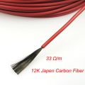 【VisioN Shop】1Roll 20M 12K 33Ohm Heating Floor Heating Cable System 3.0mm Ptfe Carbon Fiber Wire Electric.