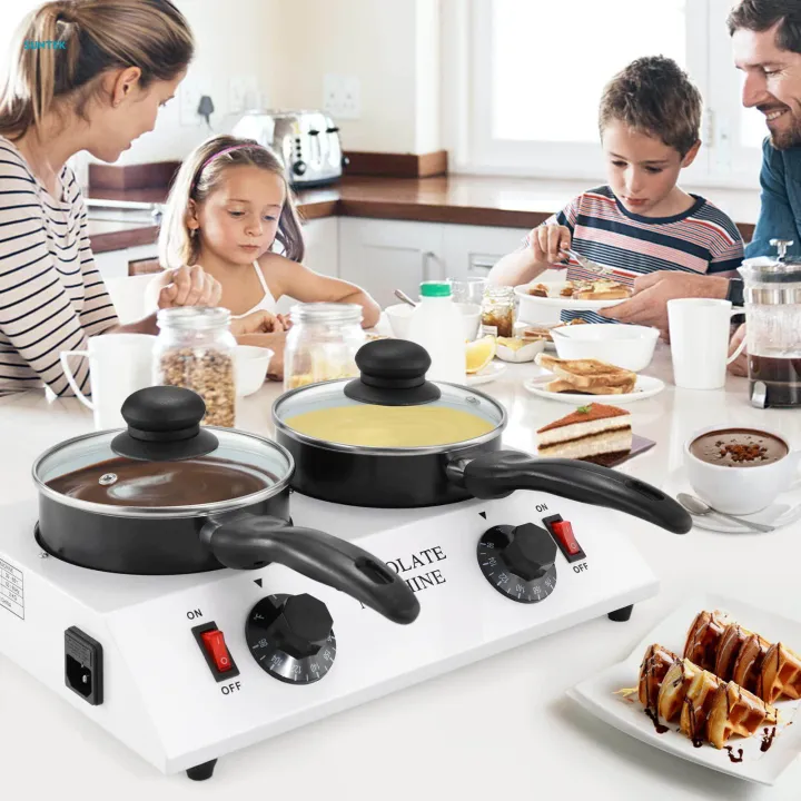 Electric Chocolate Melting Pot Solid Us Adapter Sturdy for Commercial ...