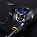 Fishing Reel Left Right Hand Baitcasting Reel with Adjustable Brake System (8kg) for Creek Fishing - Sustainable Option.