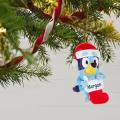 New Holiday Decoration Cartoon Cute Bluey Bingo Acrylic Series 2d Christmas Tree Decoration Creative Personality Car Decoration. 