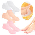 2PCS Silicone Moisturizing Spa Gel Heel Socks Foot Hand Care Sock Anti Cracking Dead Skin Remove Protector Pain Relief Pedicure.