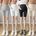 215# Summer Thin Cool Maternity Short Legging Belly Underpants Clothes for Pregnant Women Pregnancy Yoga Hot Shorts Half Pants. 