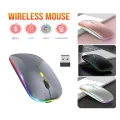 Rechargeable Wireless Optical Mouse, Wireless Computer Gamer 2.4GHz Mouse. 