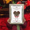Customised Nikah Nama Frame For Wall Decor / Marriage Certificate/Anniversary photo frame design Anniversary Special Design For Wall Decor photo frame resin photo frame photo frame decoration ideas how to make hula hoop photo frame hoop photo frame. 