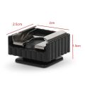 1/4" Screw metal flash hot shoe mount adapter light stand tripod.