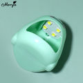 New Monja 5W Mini Nail Dryer Gel Polih Cure 4Pc LED Portable UV Nail Lamp with UB Cable Home DIY Manicure Tool. 