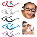 Magnifying Glasses Rotating Makeup Reading Glasses Anti Blue Light Make-up presbyopic Eyeglasses Diopter +1.0 +1.5 +2.0 To +4.0 PCardiaCP. 