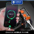 UZBOO Headlamp Explosively Bright Powerful Headlamp LED Headlamp Induction Headlight Waterproof Work Light USB Rechargeable Emergency Light Head-mounted Lamp for Outdoor Running Fishing Hiking. 