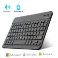 Mini Wireless Bluetooth Keyboard Keyboard for Ipad Mobile Phone Tablet Mute Button Rechargeable Keyboard for Android Ios Windows.