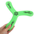 Soft Three-Leaf Cross Flying Disc Children Boomerang Toys Throwing Target Spinner Outdoor Parent-Child Interactive Game Props.