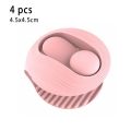 ABS 4Pcs/ Non Slip Gripper Round Shape Quilt Clips Fixer Needleless Cover Holder Fastener Bed Sheet Blankets Fastener Clips. 