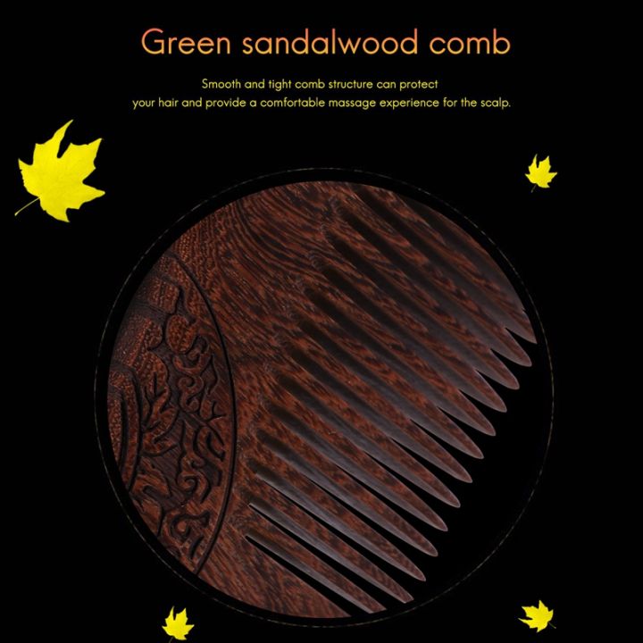 Unisex%20Sandalwood%20Comb%20Women%20Men%20Home%20Travel%20Wood%20Anti-Static%20Fine-Tooth%20Comb%20Wooden%20Handles%20Hair%20Comb%20-%20Image%204