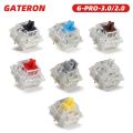 Gateron G Pro 2.0 / 3.0 Switch 3pin RGB Linear Tactile Red White Yellow Silver Switch For Mechanical Keyboard Pre Lubed Switches. 