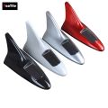 Solar Smart Shark Fin Antenna Car Roof Warning Light - Black,White,Silver & Red. 