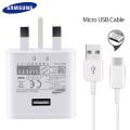 Samsung 3 Pin 15 Watt Fast Charger With Data Cable. 