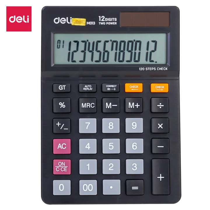 Deli%09EM01320%09Desk%20Calculator%20Plastic-12%20Digits%20-%20Image%202