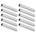 10pcs Aluminum Round Tube 50mm Length 8mm OD 6mm Inner Dia Seamless Tubing 6100. 