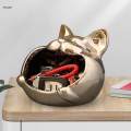 Cat Statue Trinket Storage Sculpture Cat Figurine Collection Crafts Creative Sundries Container Ornament for Party Living Room Decor.