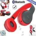 Wireless Bluetooth Headphone P47 Stereo Earphone With Sd Card Slot - Multicolor - Headphone.