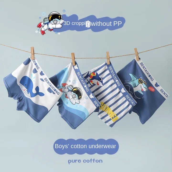 %E3%80%90HOT%20SALE%E3%80%91%204Pcs/Lot%20Young%20Boys%20Cotton%20Underwears%20Cartoon%20Dinosaur%20Cars%20Print%20Kids%20Boy%20Brief%20Teenage%20Boxer%20Baby%20Children%2012Y%20-%20Image%203