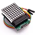 MAX7219 MAX 7219 Dot Matrix Module For Arduino Microcontroller 8x8 Dot Display With 5 Pin Cables Line Display Electronics Circuitry & Parts. 