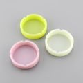 Luminous Silicone Ashtray Premium High Temperature Heat Resistant Anti-fall Round Ashtray For ing Accessories.