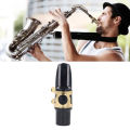 Portable Alto Saxophone Mouthpiece Kit with Sax Mouthpiece Cap & Clip & Reed US. 