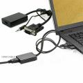 HDMI To VGA Male Output 1080P HD Audio TV AV HDTV Video Cable Converter Adapter. 
