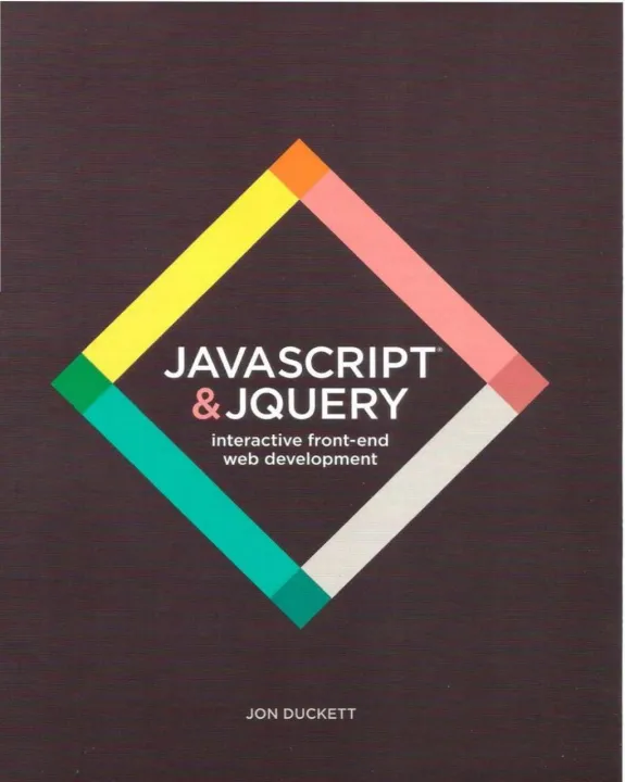 JavaScript and JQuery: Interactive Front-End Web Development by Jon Duckett Black and White Color print Book