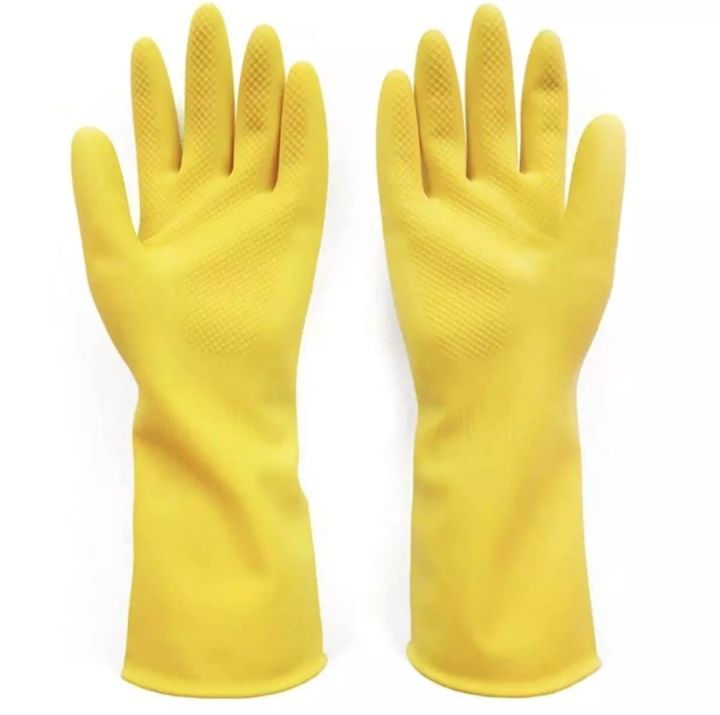 Rubber%20Safety%20Hand%20Gloves%20Use%20for%20Kitchen%20Resist%20Oil%20Gardening%20pack%20of%201%20pair%20-%20Image%202