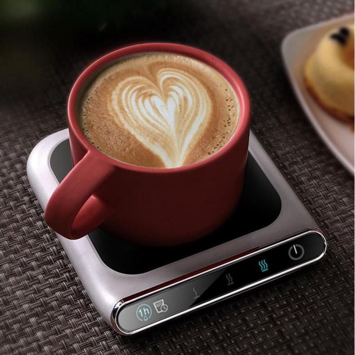 Portable Mug Warmer USB Cup Heater Desktop Heating Coaster For