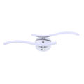 Migeet 2 Branches L-ED Waved Light Warm White 12W Aluminum Ceiling Light for Bedroom Living Room Decoration Lamp. 