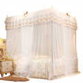 Mosquito Net Luxury Princess Four Corner Post Bed Curtain Canopy Netting Mosquito Net Bedding. 
